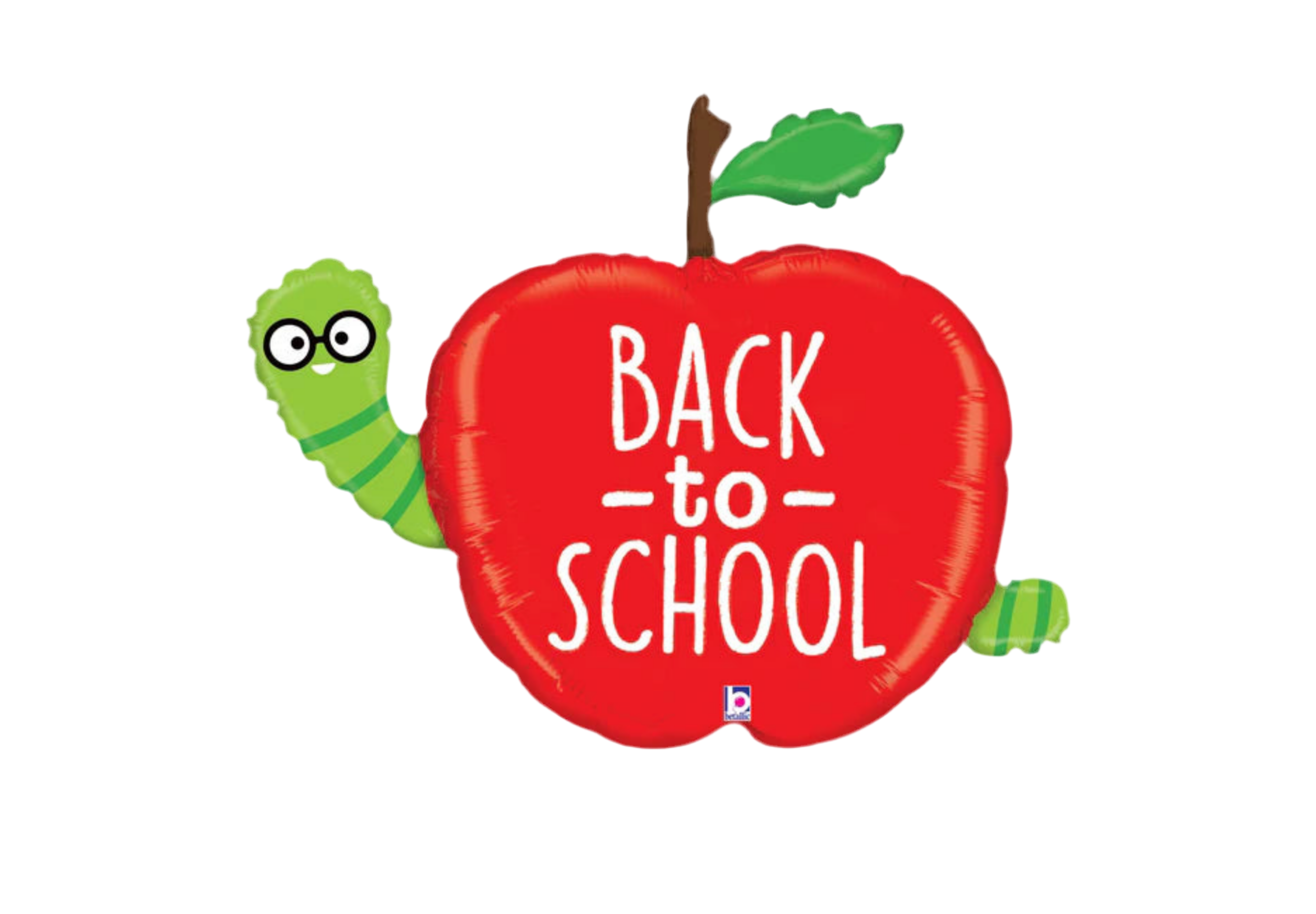 Betallic 40" Back To School Apple Foil Balloon